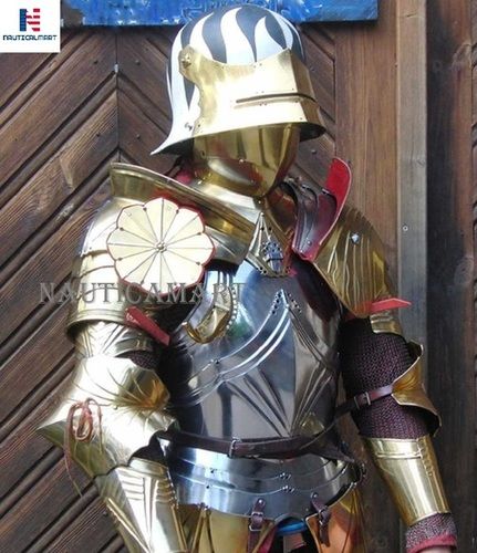 NauticalMart Medieval Reenactment Knight Half Suit of Armor