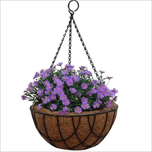 Coir Garden 10 INCH Coir Hanging Basket - Coconut Fiber 10 Inch Diameter Light Brown Color | Eco-Friendly Circular Shape Ideal Home Decoration