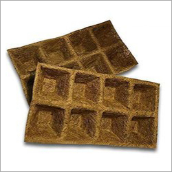 Coir Seedling Tray - Coconut Fiber, 18Cm Wide x 14Cm Deep x 4Cm High | Eco-Friendly Light Brown, Rectangular Design for Seed Germination