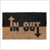COIR GARDEN Coir Door Mat - Rectangular Design, Eco-Friendly Coconut Fiber | Durable, Easily Cleans Dirt, Ideal for Home Decoration