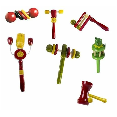 Woodykraft Wooden Toys - Pure Wood, Hand Polished Finish | Non-Toxic, Vibrant Natural Dyes for Kids Aged 1-3