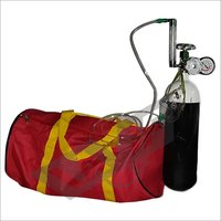 Portoxy - Portable Oxygen Set, 3 Ltr. Cylinder | Flexible Flow Control 0 To 10 Ltr, Easy Carry Bag, Sterilized 'ar' Mask 