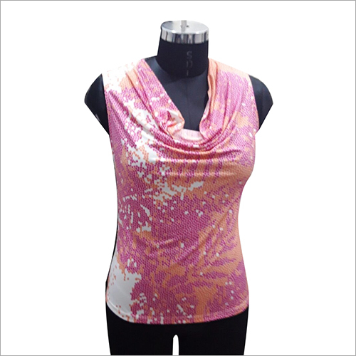 Printed Poly Elasthan Top