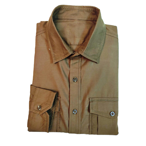 Khakhi Mens Casual Cotton Shirt