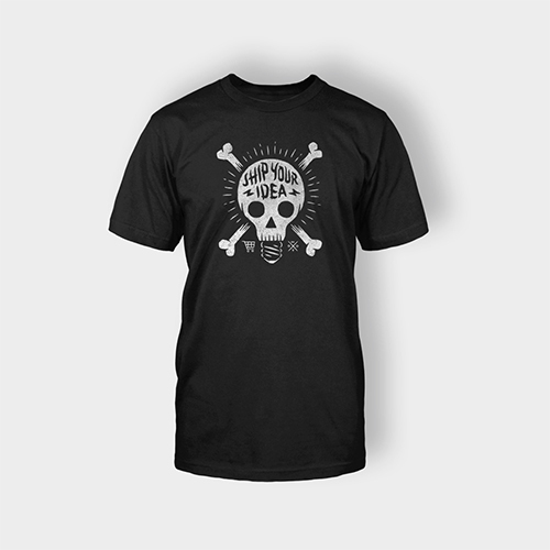 Black-Grey Skulls T-Shirt