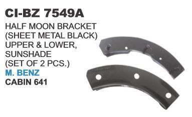 Half Moon Bracket (Sheet Metal) Upper and Lower Sunshade M Benz