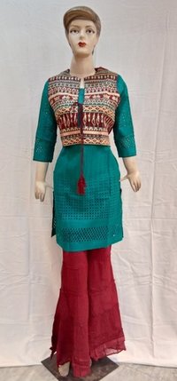 Kurti Palazzo Set