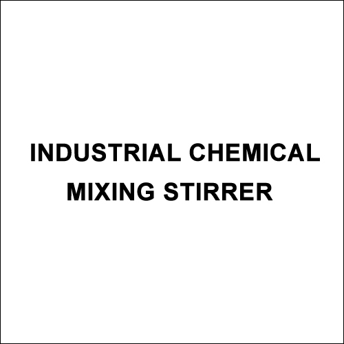 Industrial Chemical Mixing Stirrer