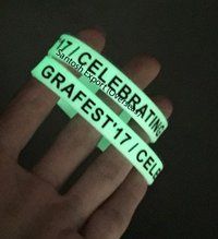 Glow in Dark Silicone Wristbands