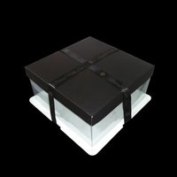 6 Inch Black Crystal Boxes