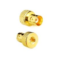 RF Coaxial Coax Adapter SMA Male To BNC Female Goldplated