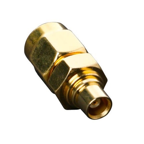SMA Plug Connector To MCX Female Connector Gold Plating