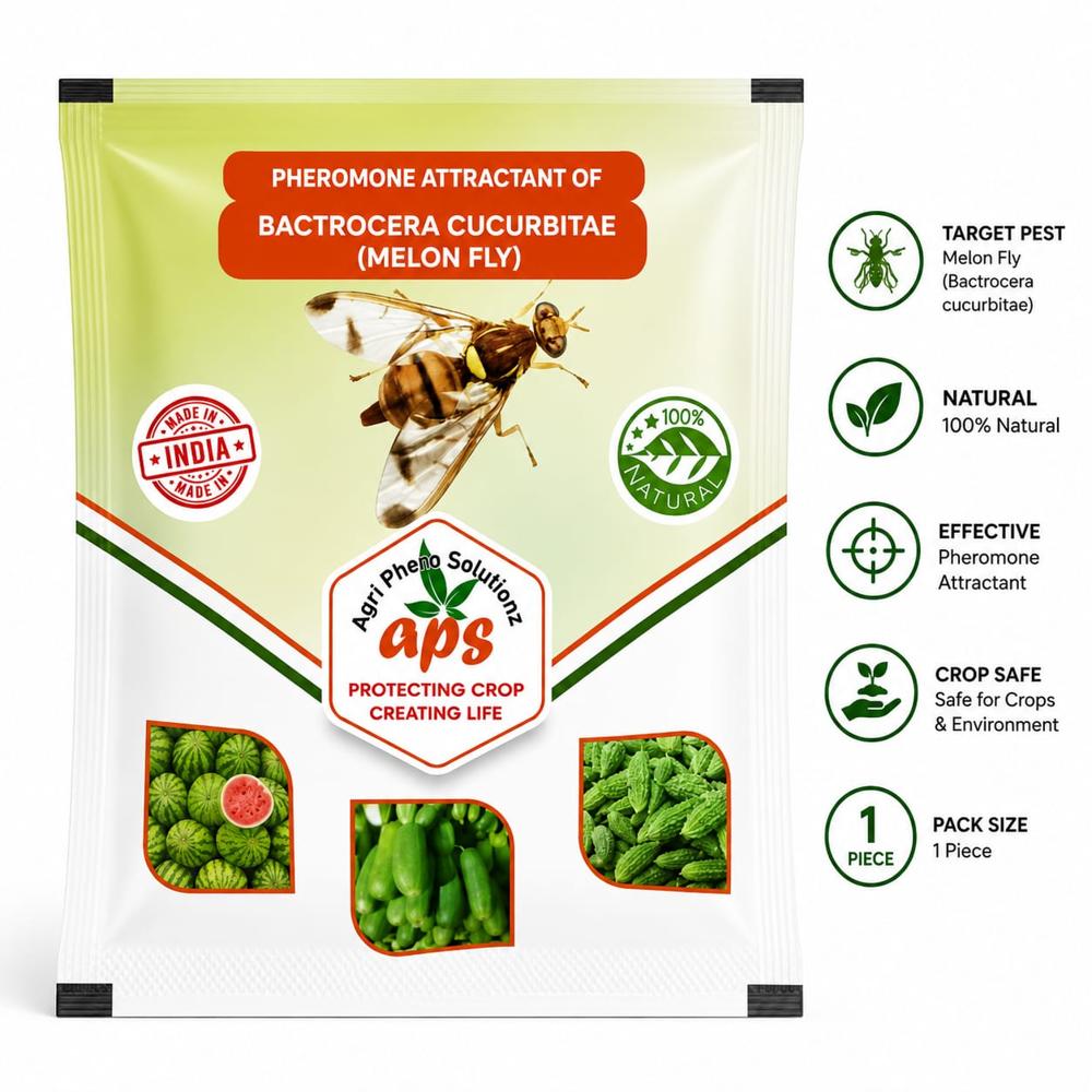 Bactrocera Cucurbitae Pheromone Trap - Soft Wood Block Design 60-Day Field Life | Commercial & Agricultural Use Attracts Multiple Pest Types