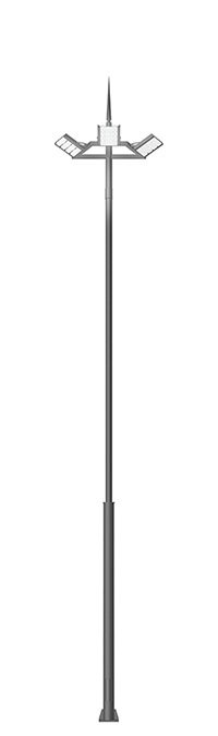 LED flood light pole
