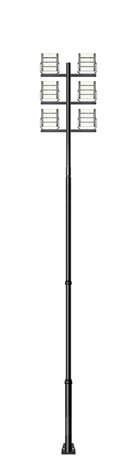 LED flood light pole