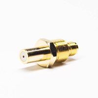 SMA To QMA Connector Straight Female To Female Gold Plating