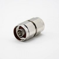 N Male To N Male Adapter Nickel Plating RF Coaxial Connector Straight