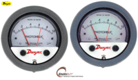 Dwyer A3000-250PA Photohelic Pressure Switch Gauge Range 0-250 Pa