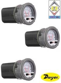 Dwyer A3000-25CM Photohelic Pressure Switch Gauge Range 0-25 cm w.c.