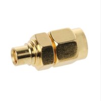 SMA Plug Connector To MCX Female Connector Gold Plating
