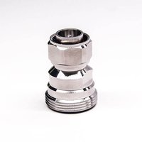 7/16 Female To 4.3/10 Adapter 180 Degree 50OHM Nickel Plated 4.3/10 Male Apdater