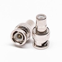 BNC Male To RCA Female Adapter Coaxial Connector Straight