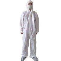 Protective Clothing Safety Coverall - Nonwoven Polypropylene, Size S-5xl, Eco-friendly White/blue/green | Anti-bacterial, Disposable, Work Protection