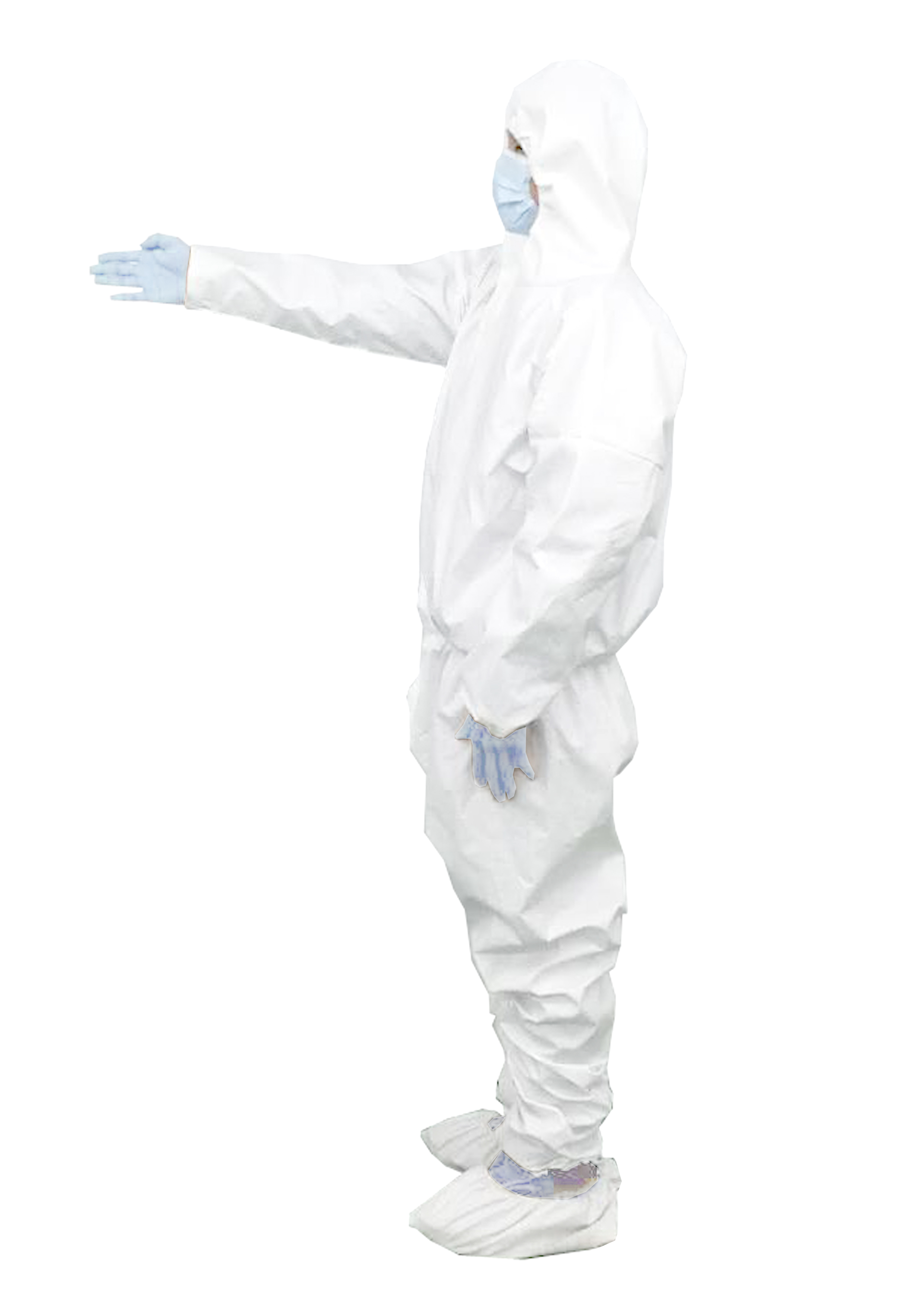 PP/PE Waterproof Liquid Resistance Antibacterial Non-woven Fabric Microporous Safety Protective Apparel Medical Coverall
