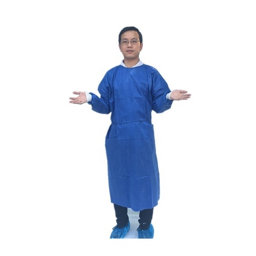 Sterilized medical SMS surgical gown disposable reinforced type doctor gown