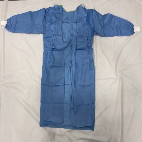Medical Sterile doctors Disposable AAMI 2/3/4 SMS PP non woven with knitted elastic cuffs operating Surgical Gowns