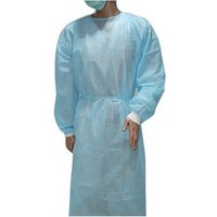 Long Sleeve Disposable Medical Surgical PP Nonwoven Isolation Gown