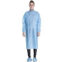 Long Sleeve Disposable Medical Surgical PP Nonwoven Isolation Gown