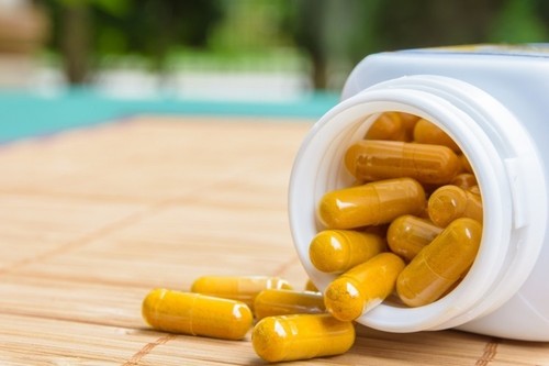 Natural Yellow Turmeric Curcumin Veggie Capsule