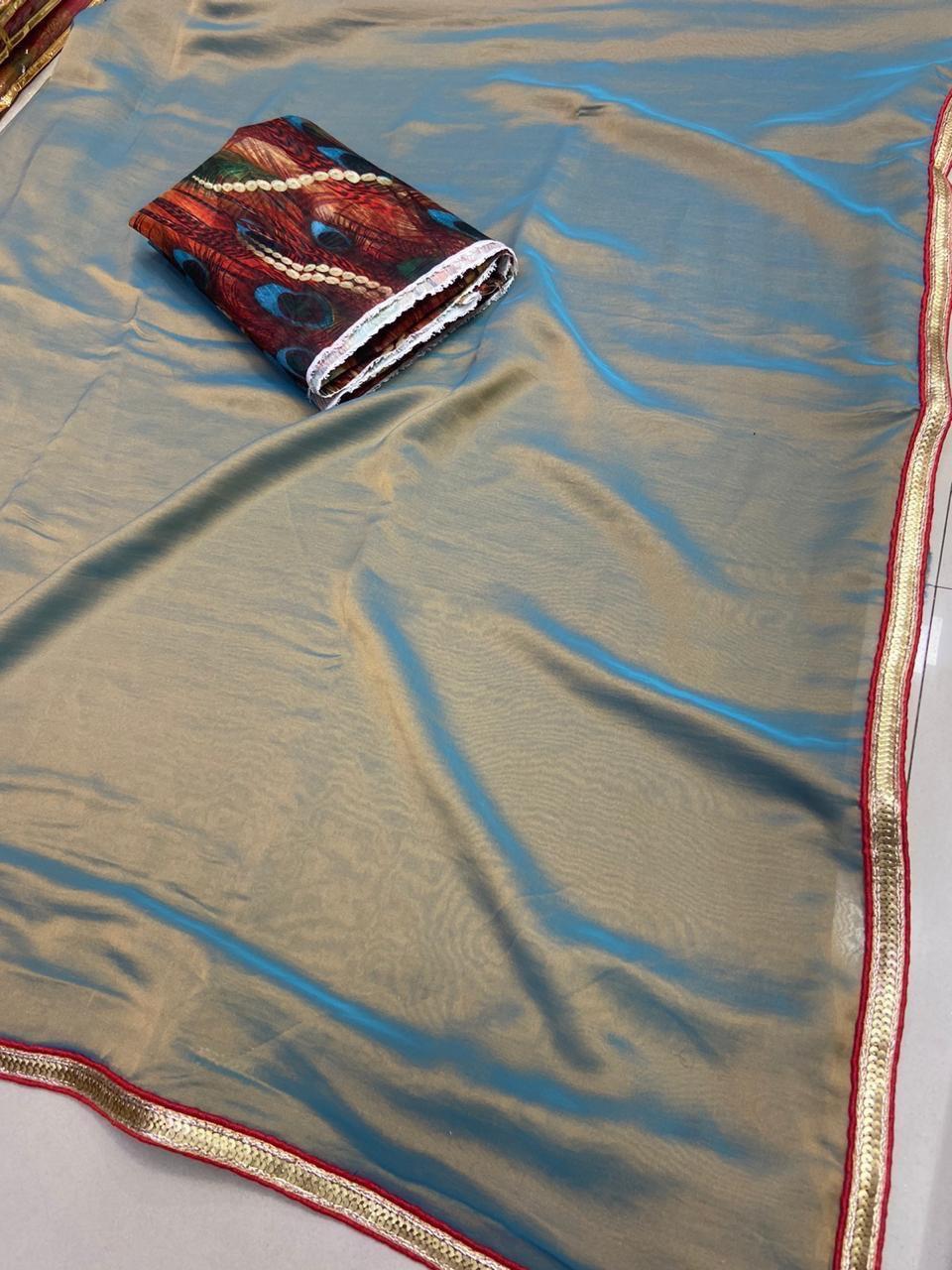 plain silk saree