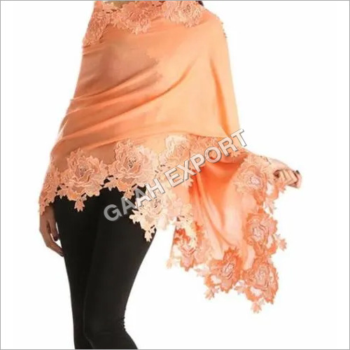 Pashmina Diamond Rose Design Stole , Size-90x210cm