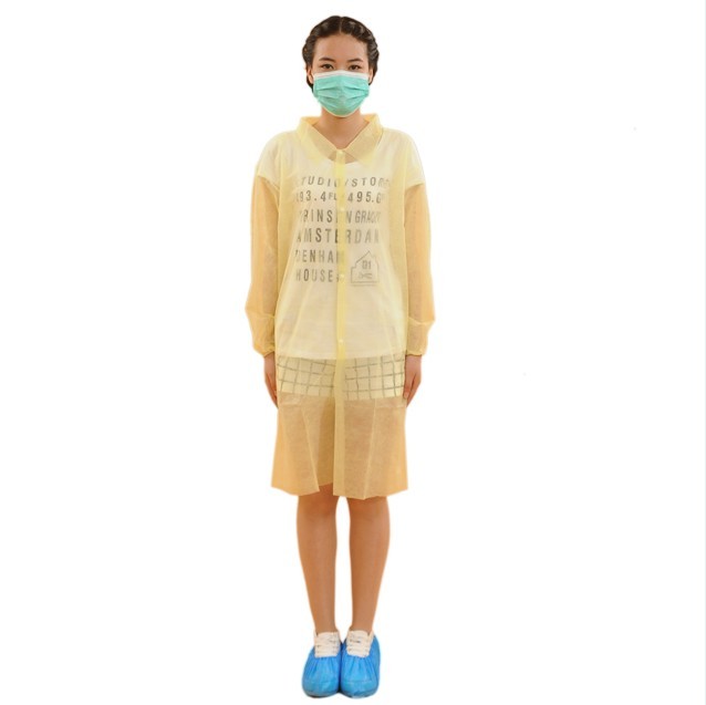 Cheap PP NonWoven Medical Supplies Surgical Disposable Hospital Gown