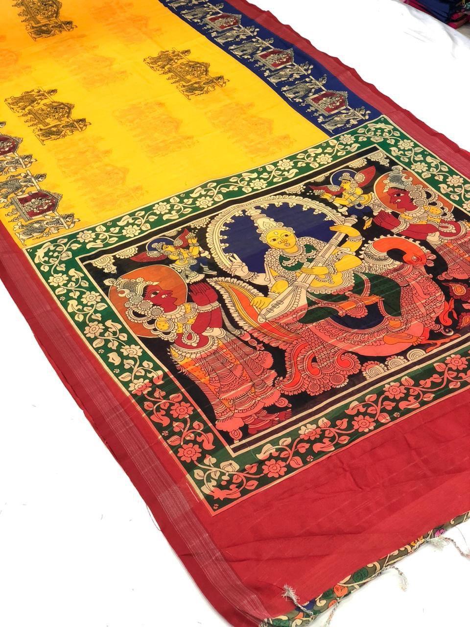 Ladies Linen Silk Sarees