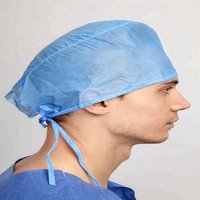 Disposable Non woven Bouffant Cap For Hospital