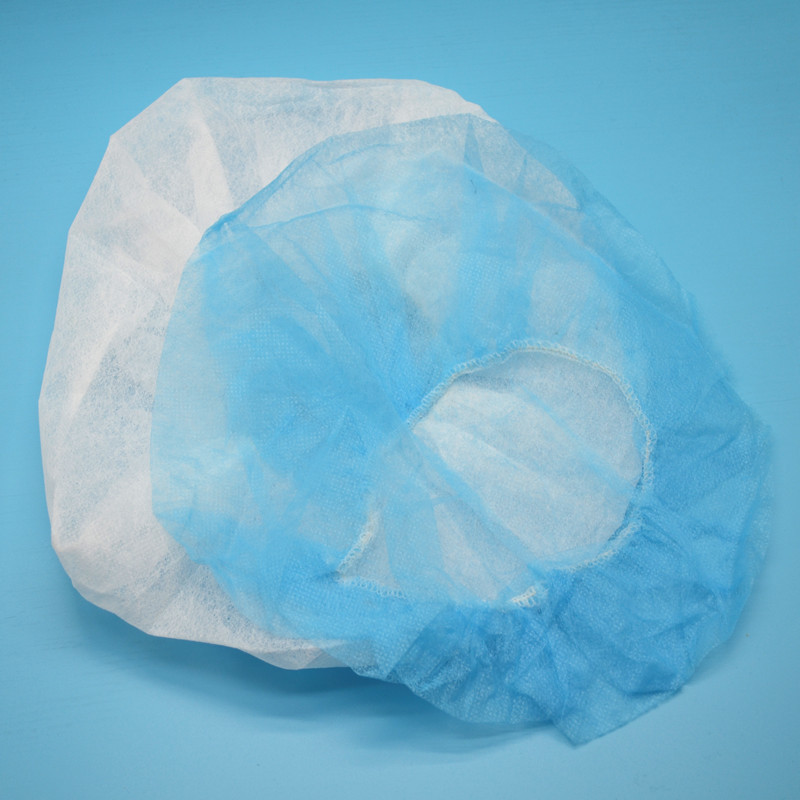 Hampool Breathable Protective Non Woven Bouffant Disposable Cap