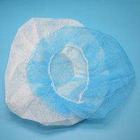 Hampool Breathable Protective Non Woven Bouffant Disposable Cap