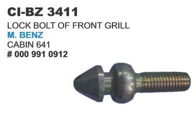 Lock Bolt Front Grill M Benz - Durable Steel Construction | Vehicle Type: 4 Wheeler, Warranty Included