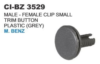 Clip Trim Button Male- Female (Small) M Benz