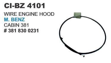Wire Engine Hood M Benz