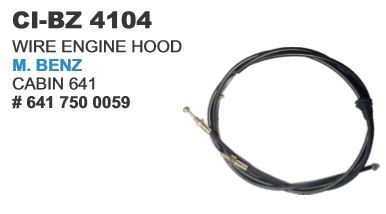 Wire Engine Hood M Benz