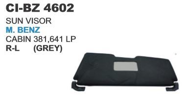 Sun Visor M Benz  LH-RH (Grey)