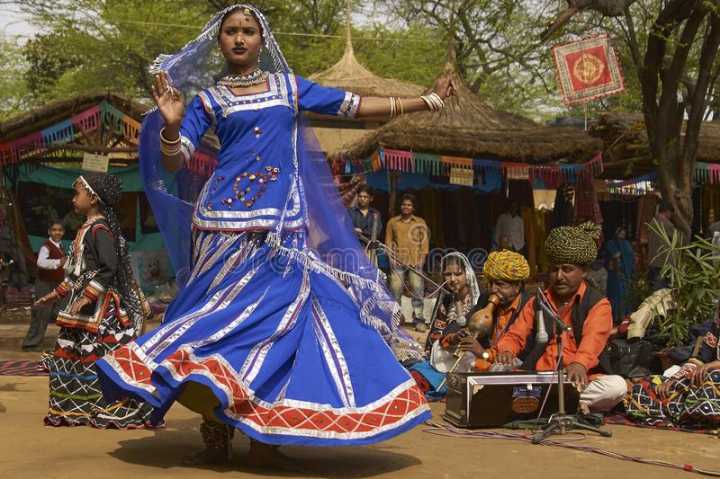 rajasthani dance costume