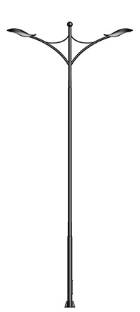 double arm street light pole