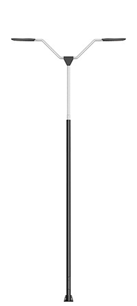 double arm street light pole