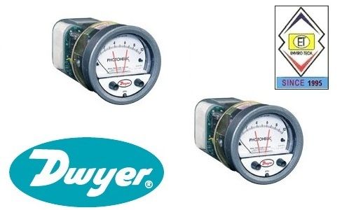 Dwyer A3000-8KPA Photohelic Pressure Switch Gauge Range 0-8 kPa.