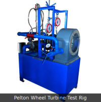 Pelton Wheel Turbine Test Rig